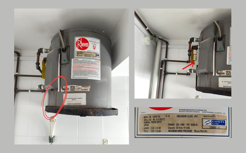 PUB Certificate Applied Replacement for Rheem Vertical Tank .01