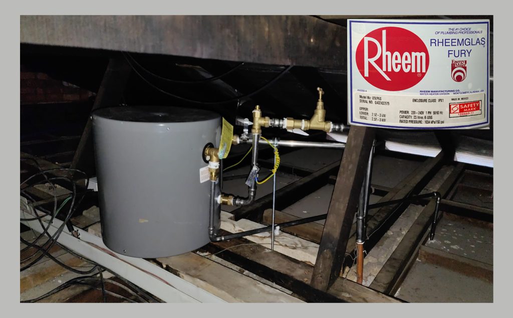 PUB Certificate Issued Replacement for Rheem Vertical Tank at Landed .02