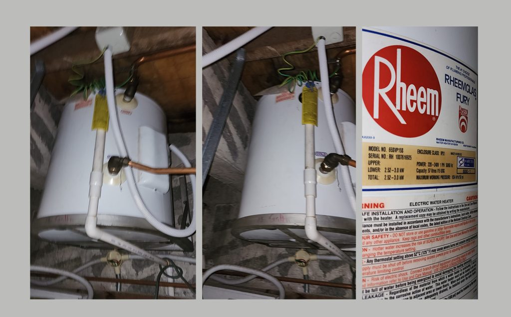 PUB Certificate Issued Replacement for Rheem Vertical Tank at Landed House .01
