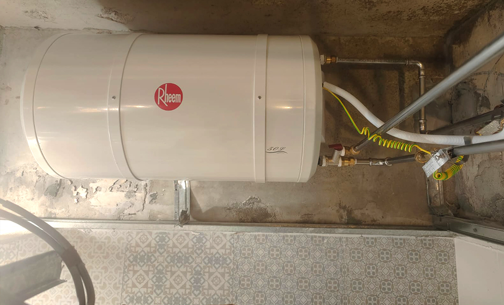 Water Heater Installation Replacement - After- Tanglin View