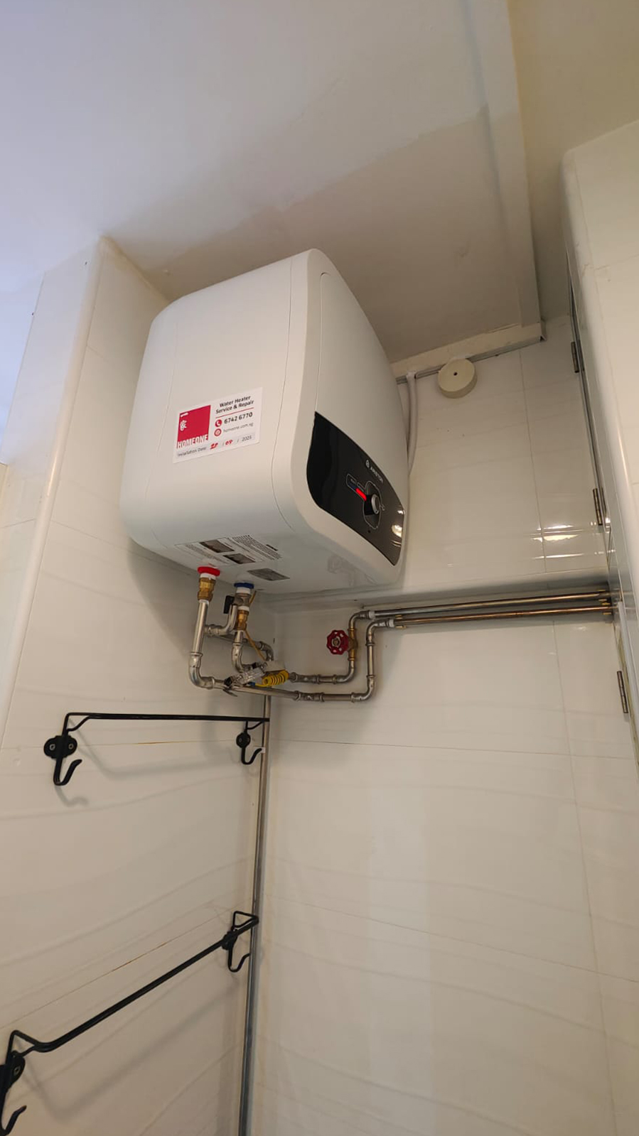 Water Heater Installation at 125 Bukit Batok - After