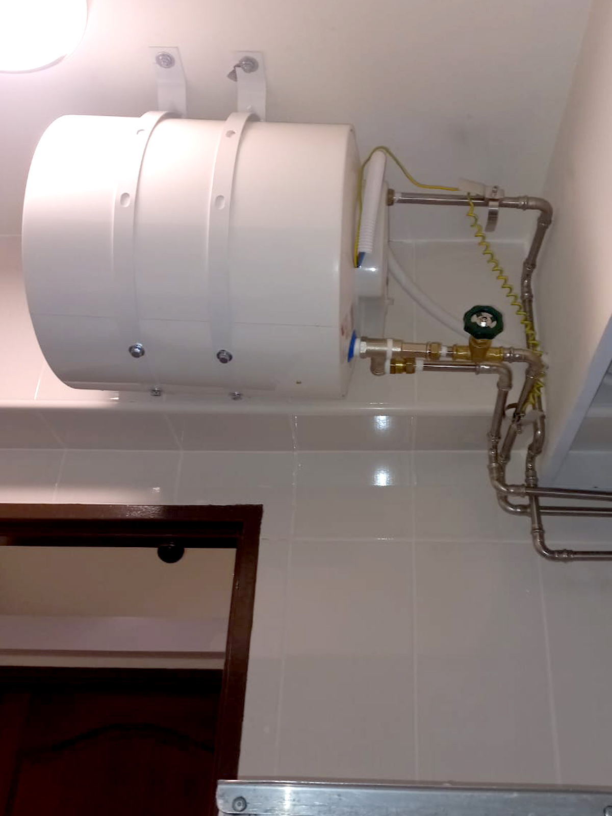 Water heater installation at 650 Ang Mo Kio St 61 - after installation