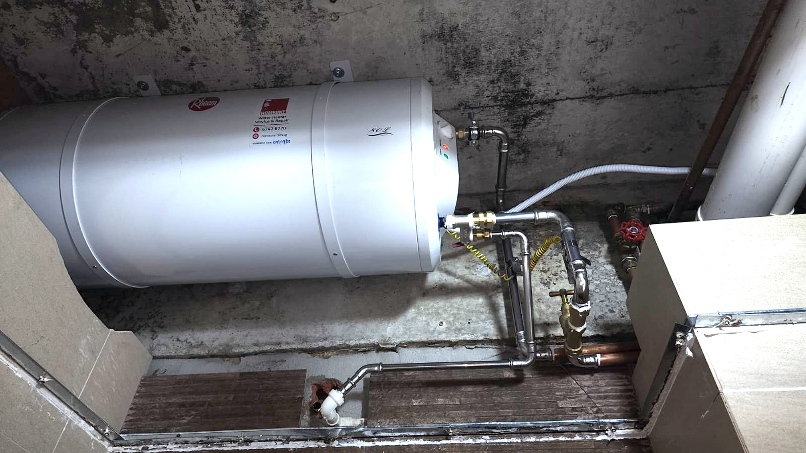 Water Heater Installation at Sembawang Straits Estate - After