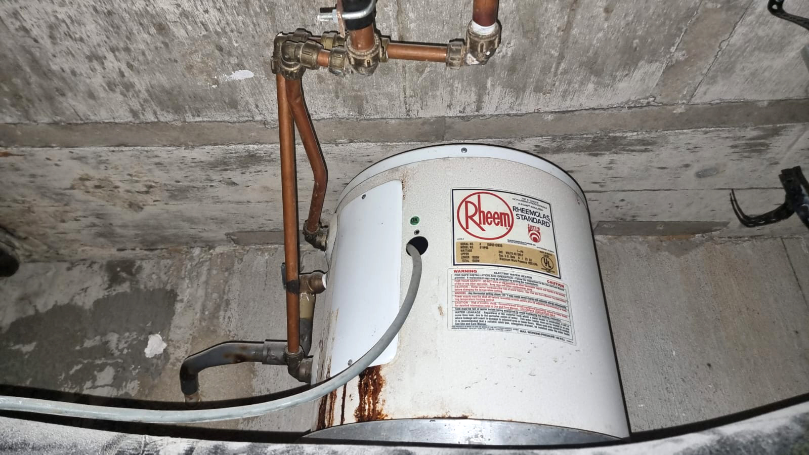 Water Heater Installation Bedok Bayshore Before Installation