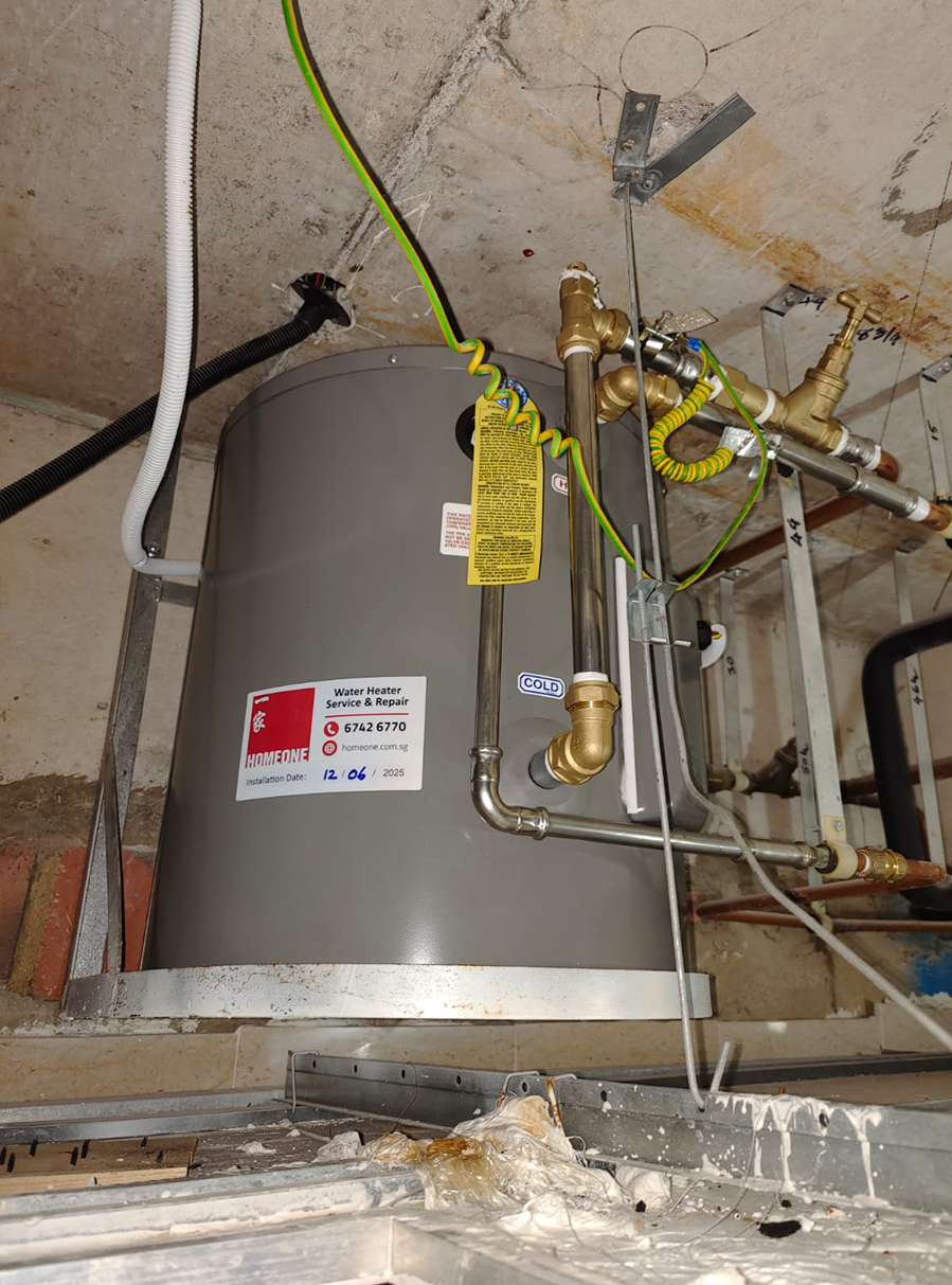 Water Heater Installation Bukit Timah The Hillside - After