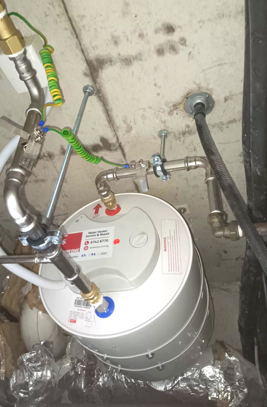Water Heater Installation at Changi Court Condo - After