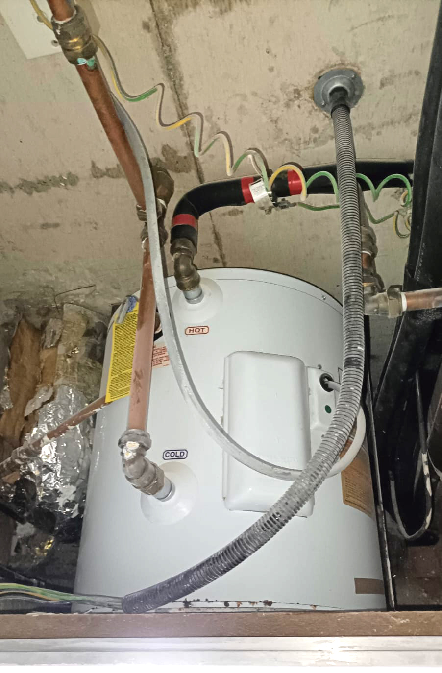 Water Heater Installation at Changi Court Condo - Before