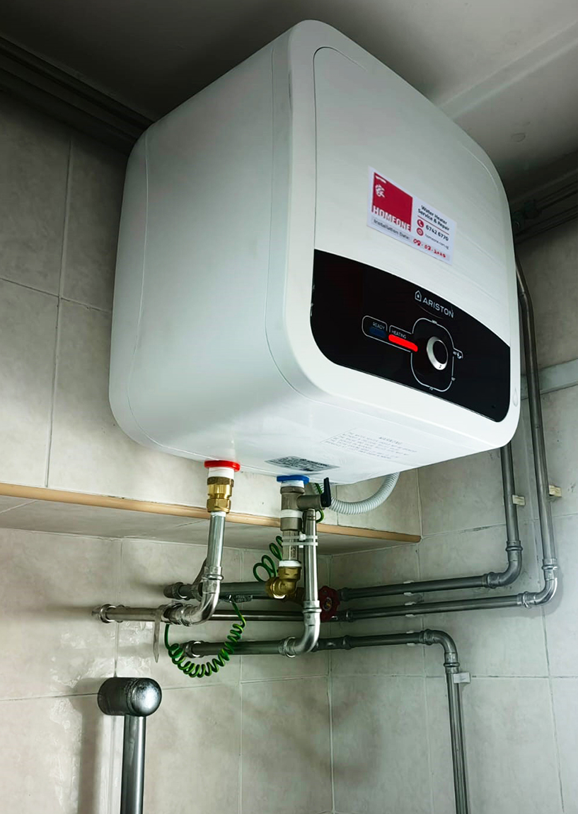 Water Heater Installation HDB 110A Punggol Field - After