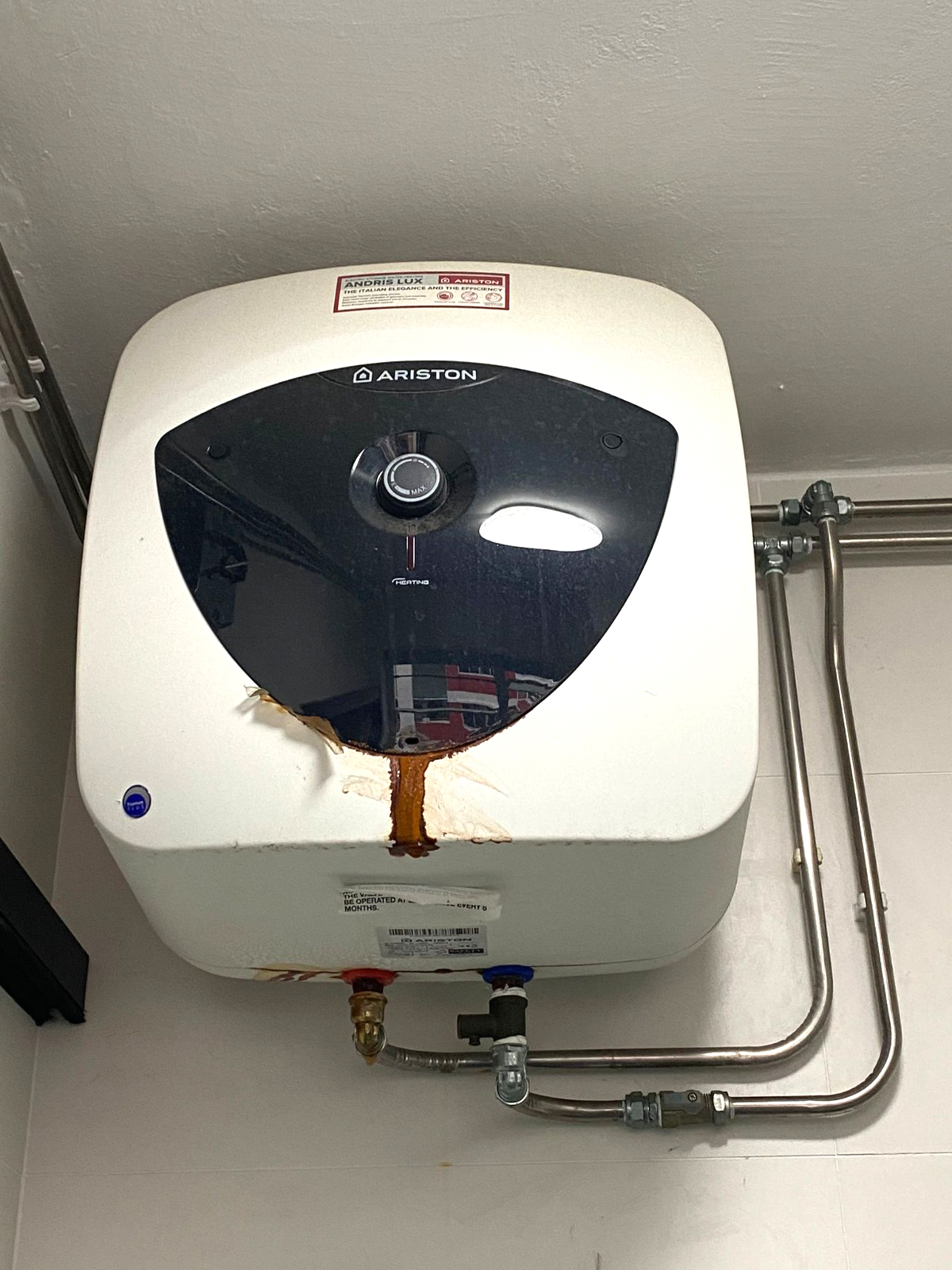 Water Heater Installation at Bukit Timah HDB - Before