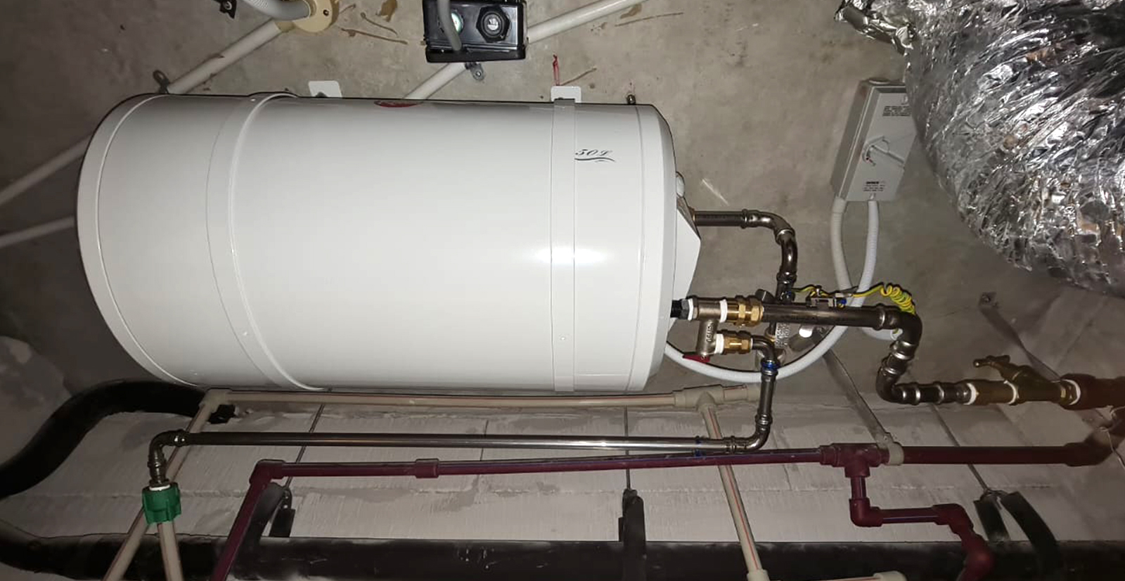 Water Heater Installation Marina Bay Condo - After