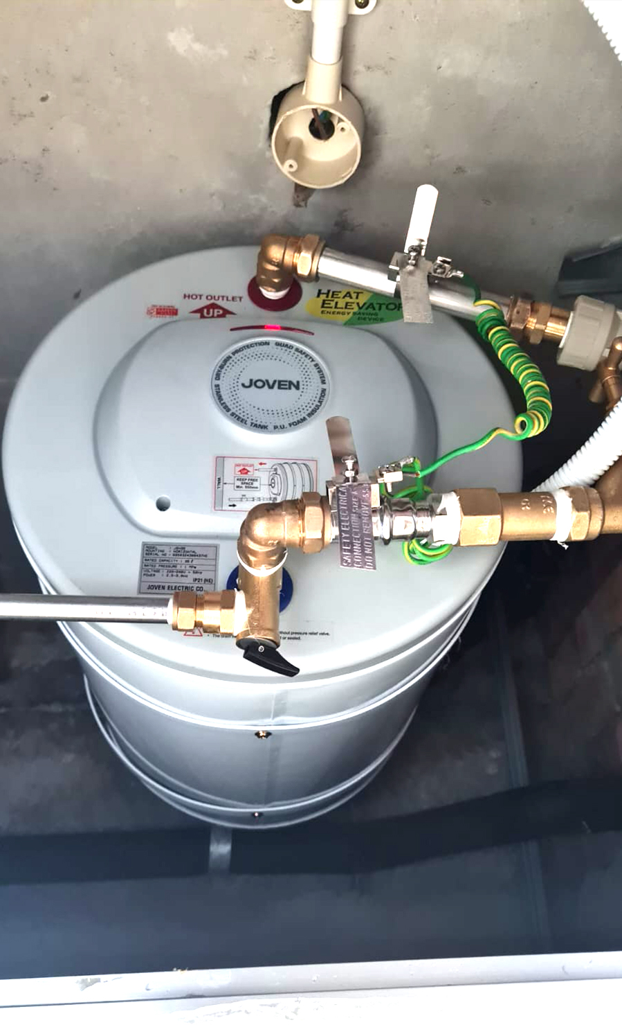 Water Heater Installation at Novena Condo Viva - After