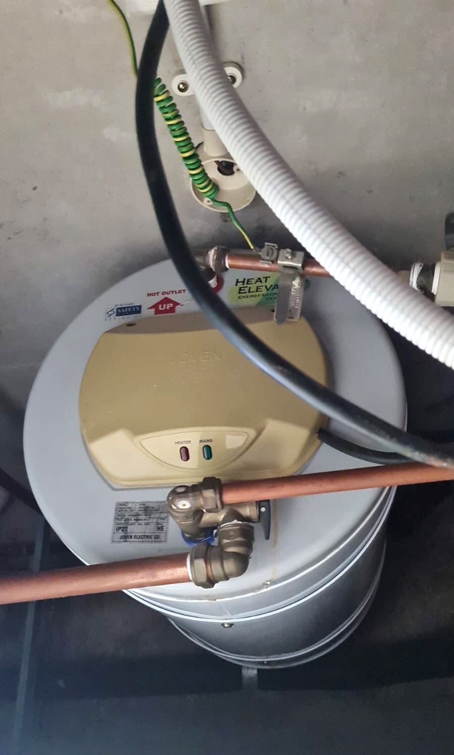 Water Heater Installation at Novena Condo Viva - Before