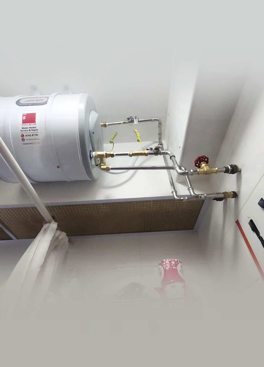 Water Heater Installation at Novena HDB Jalan Tenteram - After