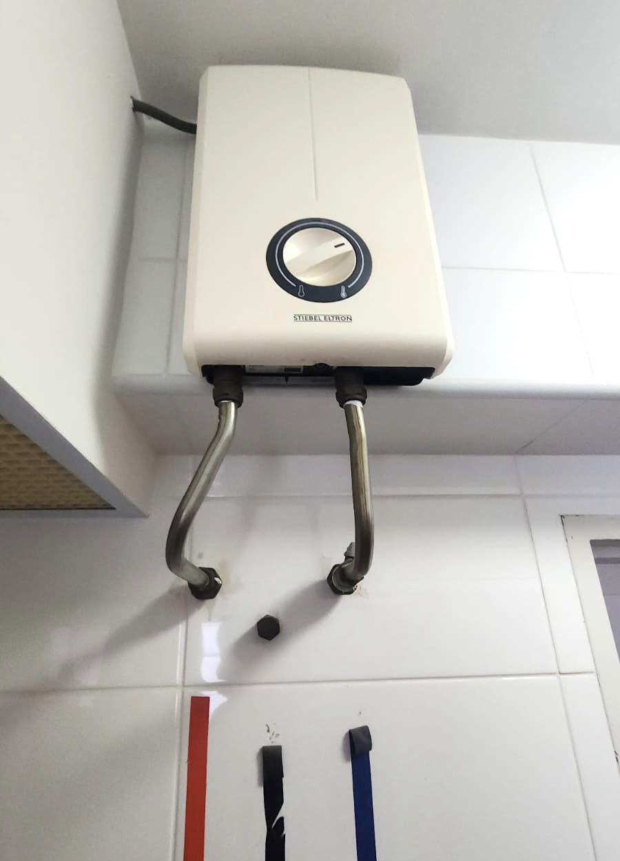 Water Heater Installation at Novena HDB Jalan Tenteram - Before