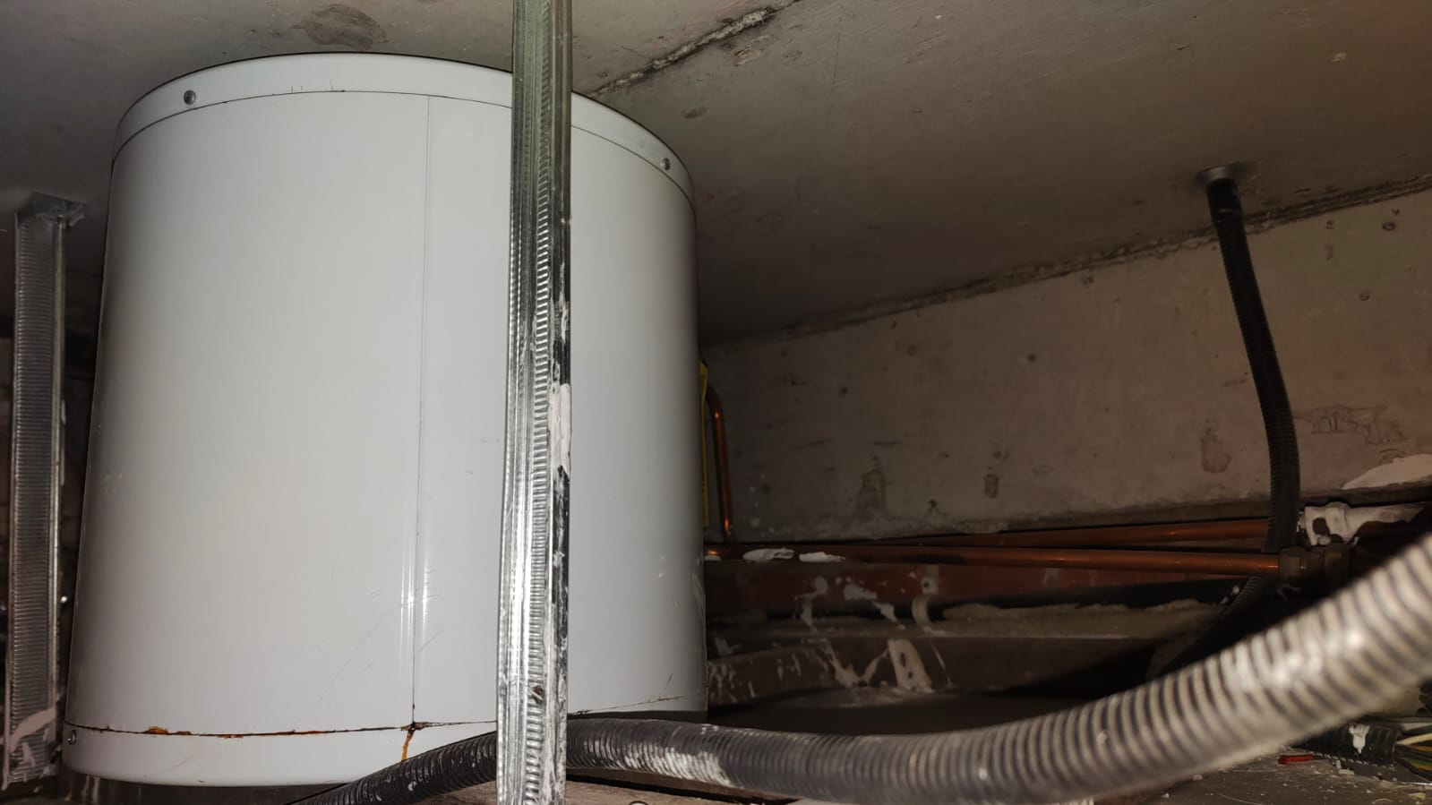 Water Heater Installation Orchid Park Condo - Before