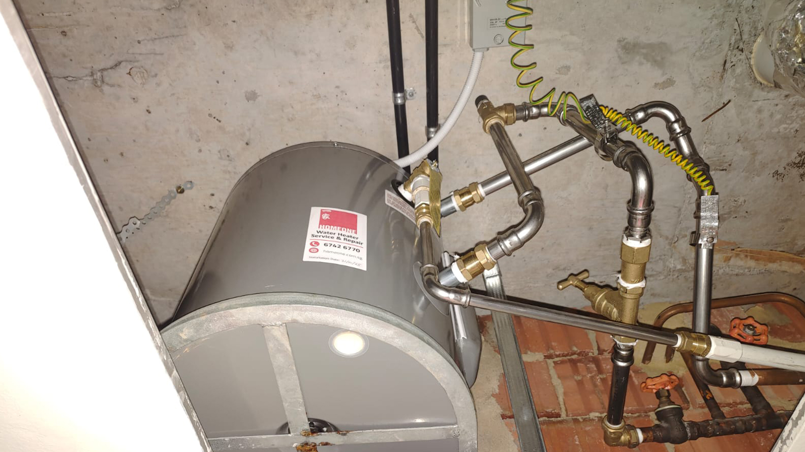 Water Heater Installation Paya Lebar @ Suites - After