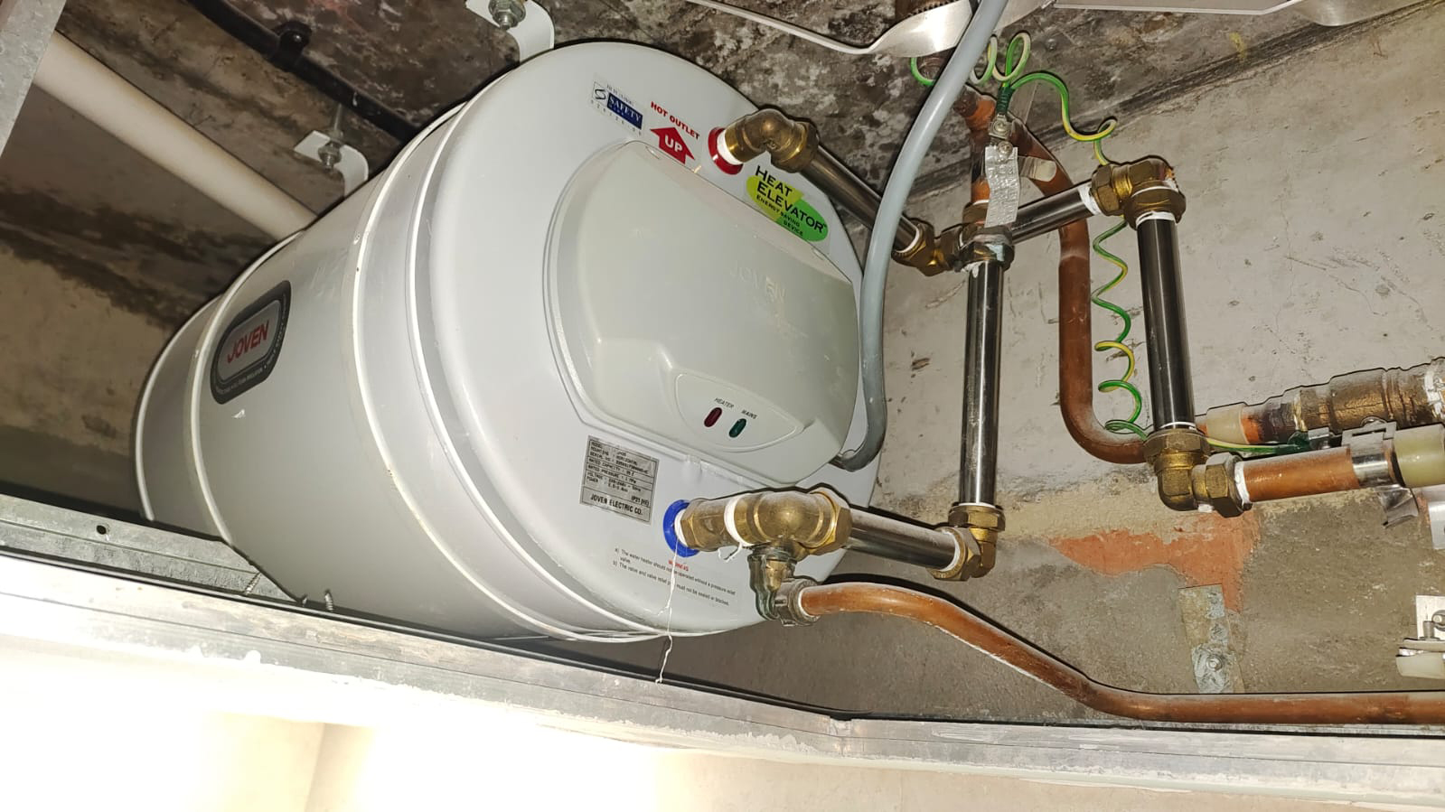 Water Heater Installation Queens Condo - Before