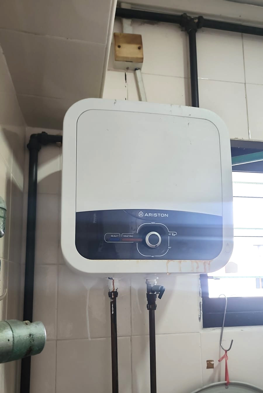 Water Heater Installation at 317 Sembawang Vista - Before