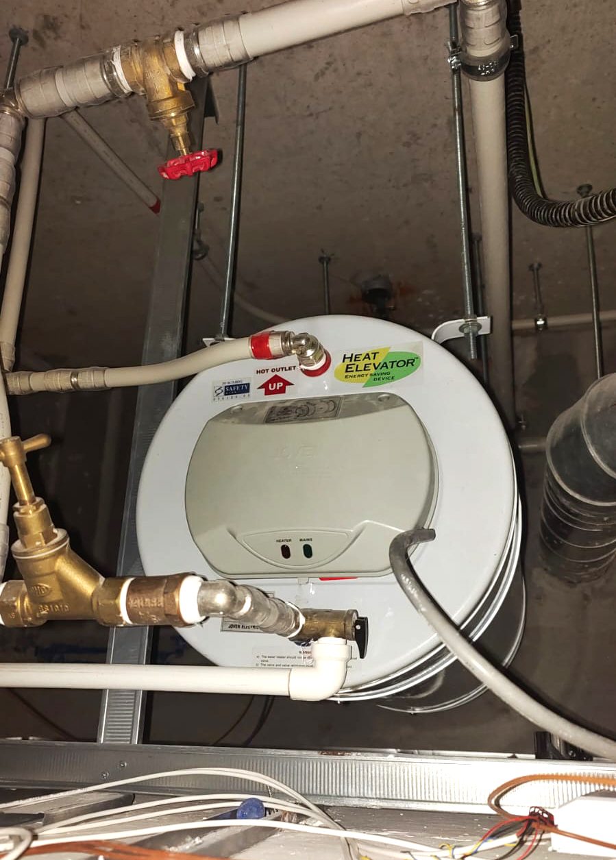 Water Heater Installation at Sky Habitat Bishan Condo - Before