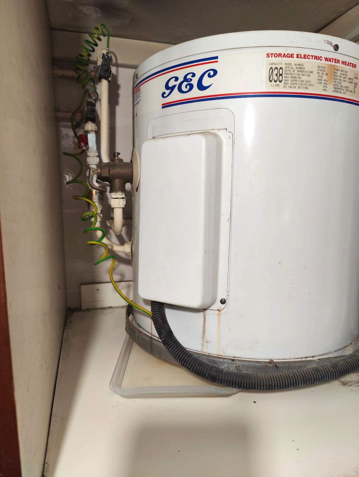 Water Heater Installation Tampines Street 71 - Before
