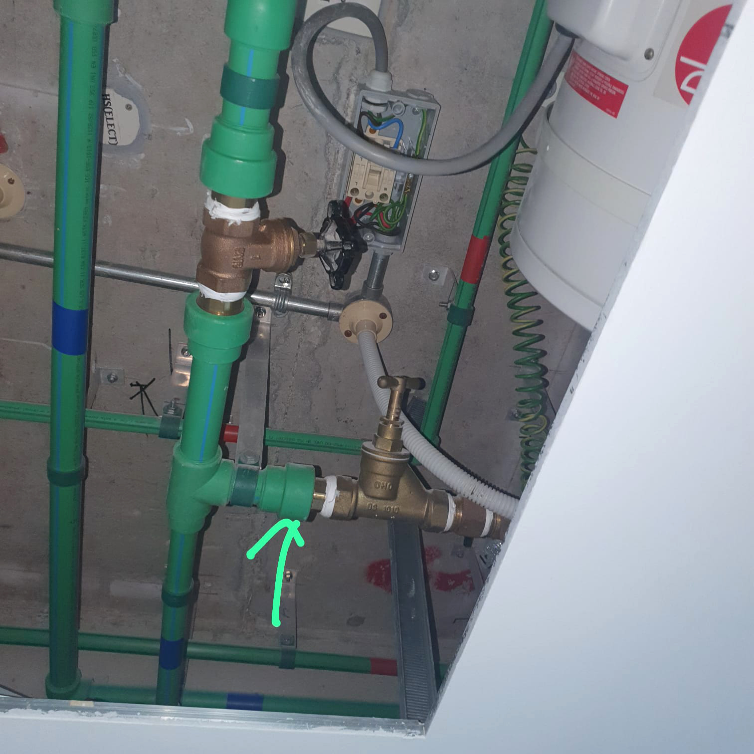 Water Heater Installation Telok Blangah Condo - Before
