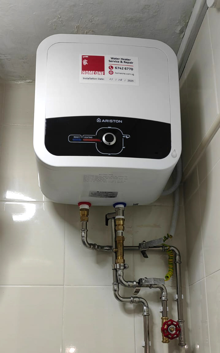 Water Heater Installation Telok Blangah HDB - After