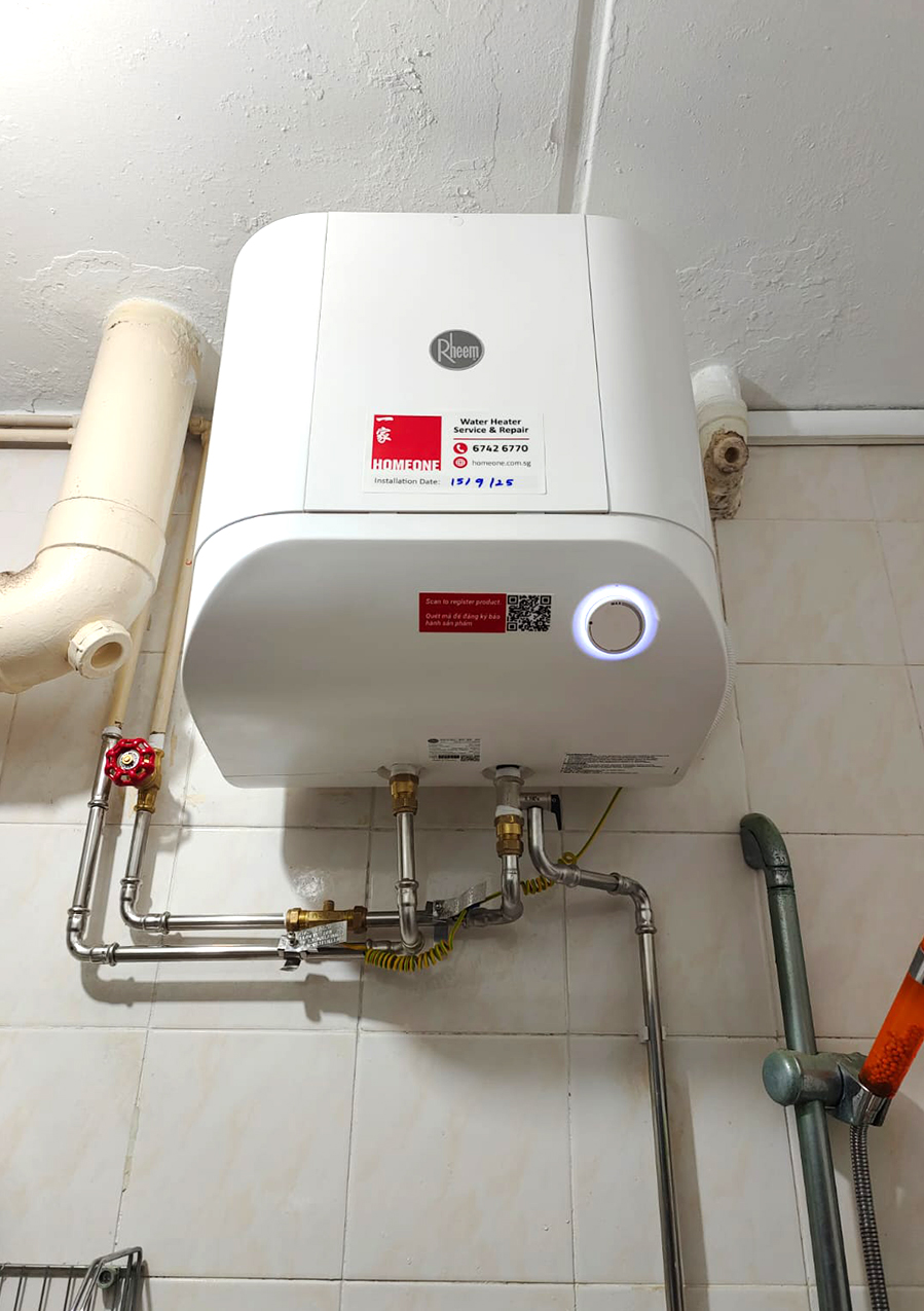 Water Heater Installation Woodlands Circle - After