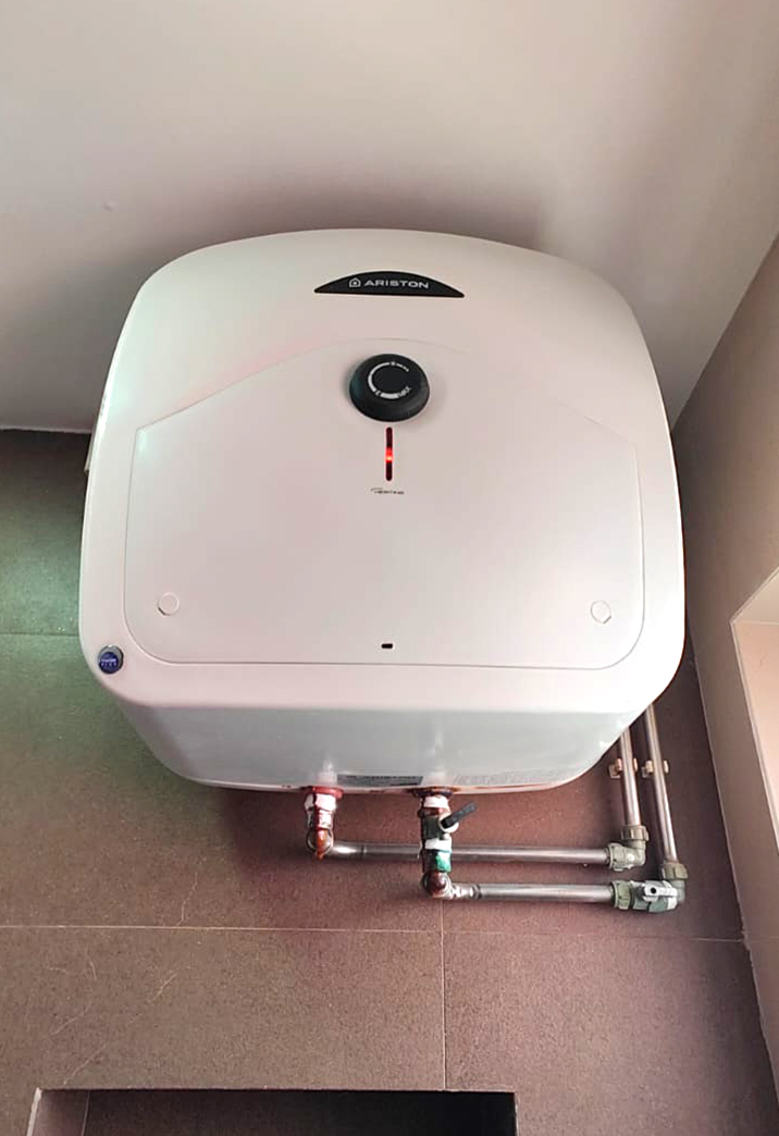 Water Heater Installation HDB Upper Thomson Sing Ming - Before