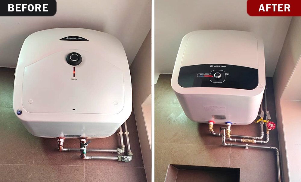 Water Heater Installation HDB Upper Thomson - Sin Ming