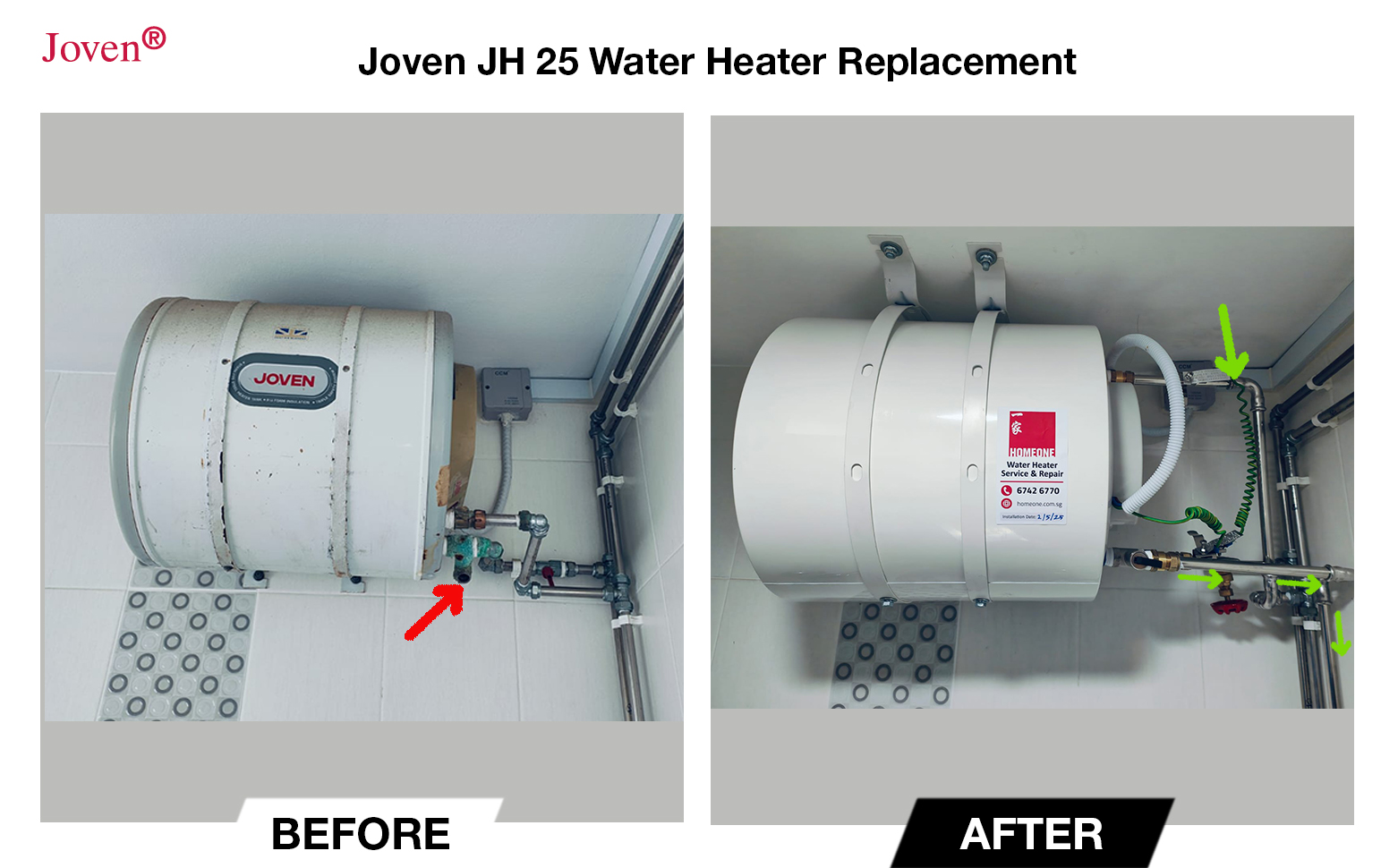 Joven-water-leaking-at 13-joo-seng-rd-before-after