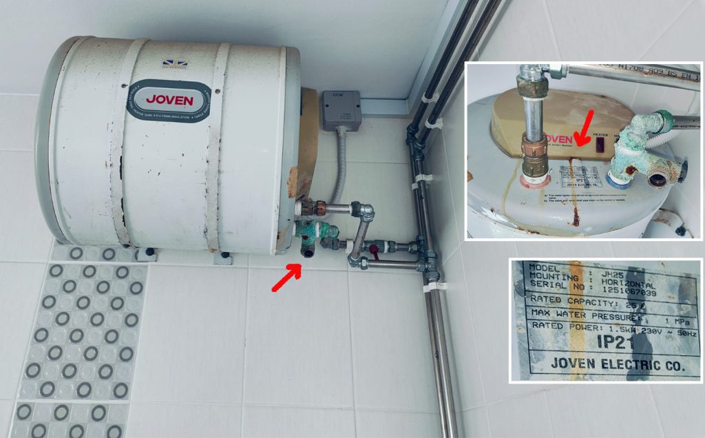 Joven water leaking- before-replacement-blk13-joo-seng-rd-hdb