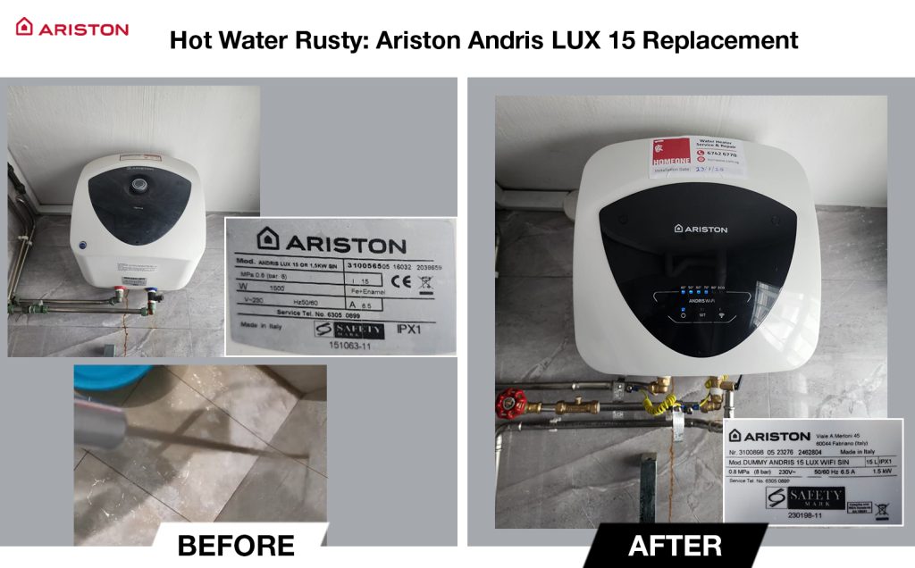 Hot Water Rusty (Arsiton, HDB) .00