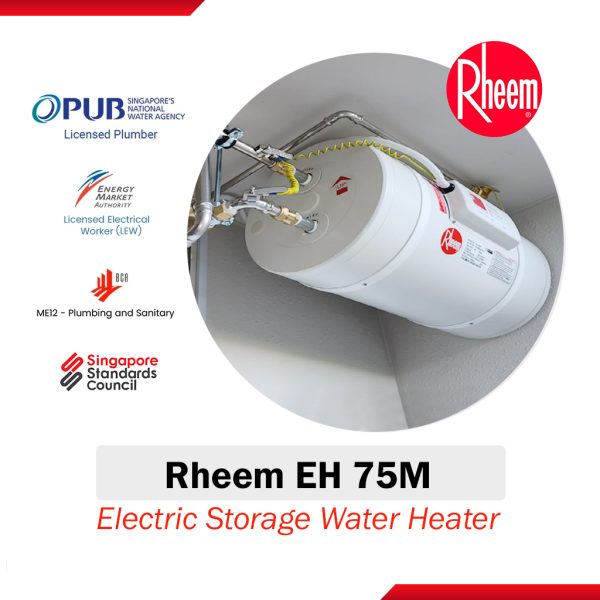Rheem EH 75M 75L Storage Water Heater