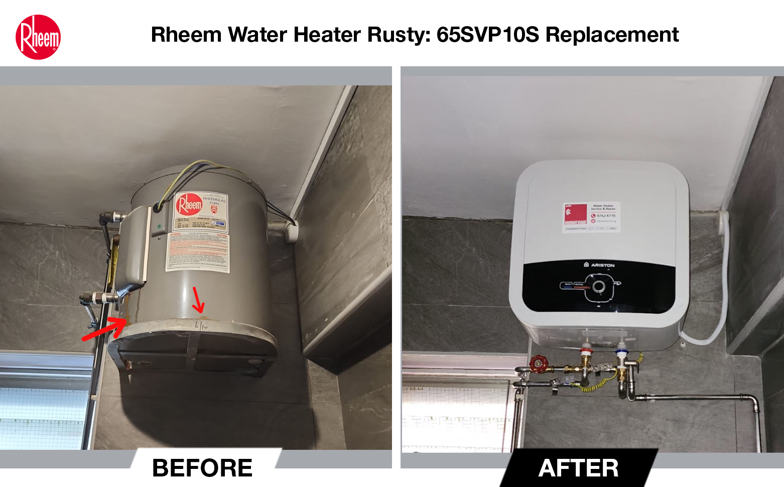 Rheem Water Heater Rusty (HDB) .00
