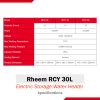 Rheem RCY 30L Storage Water Heater - Image 2