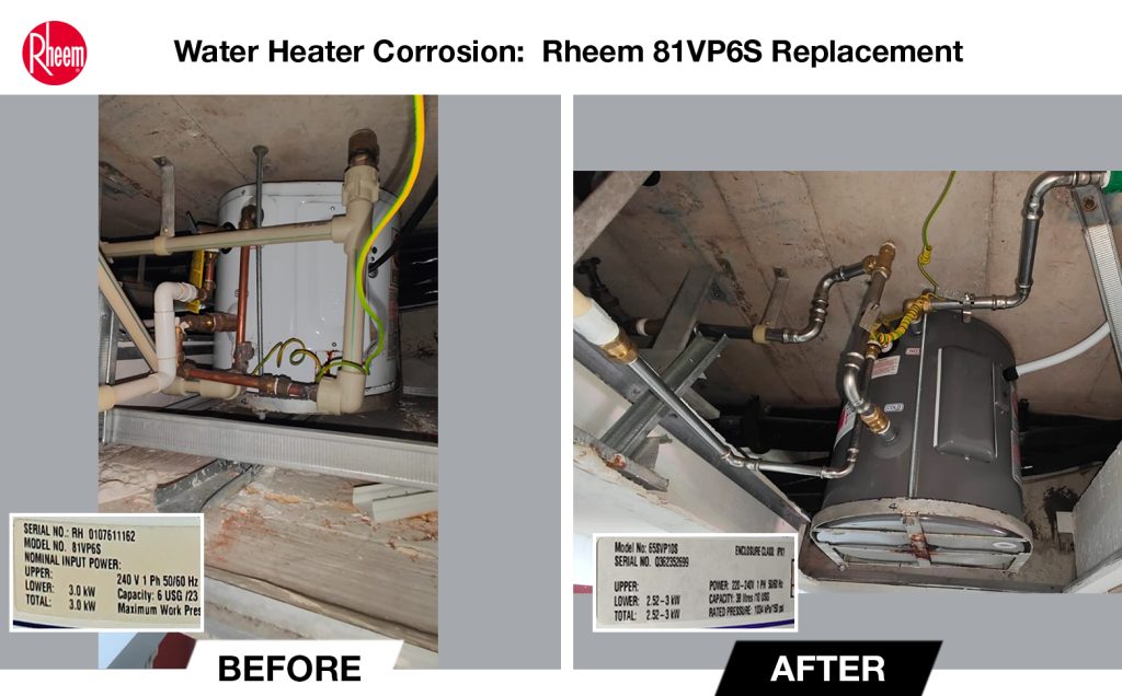 Water Heater Corrosion (Rheem-condo) .00
