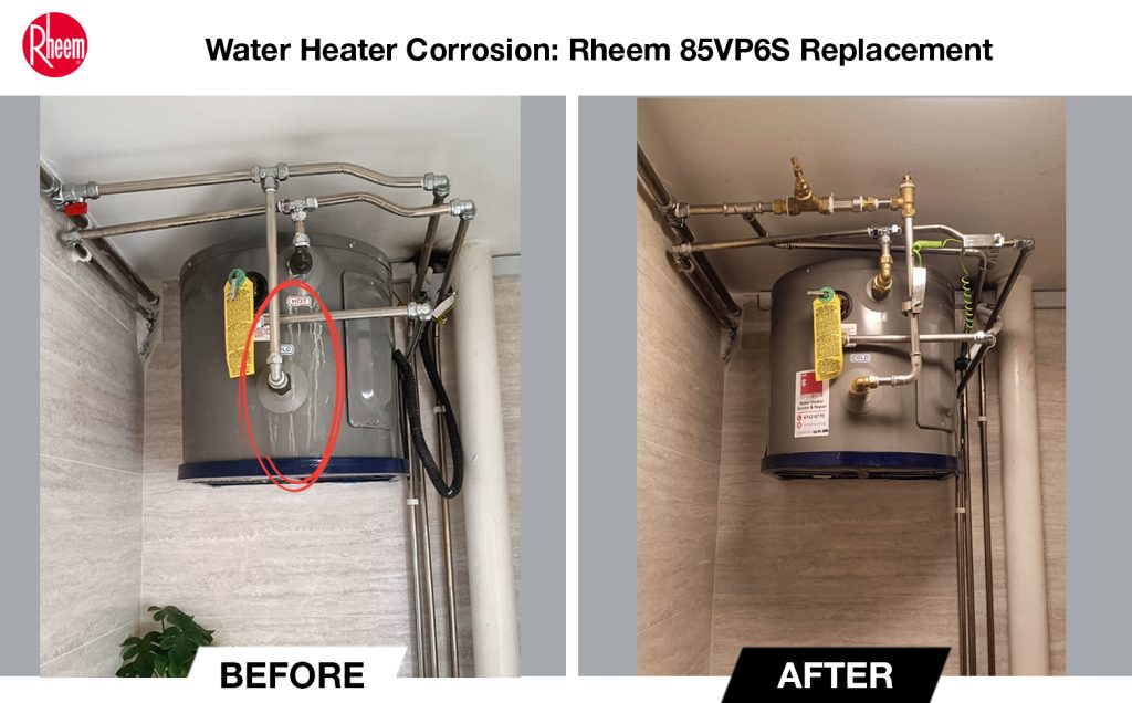 Water Heater Corrosion (Rheem- condo) .00