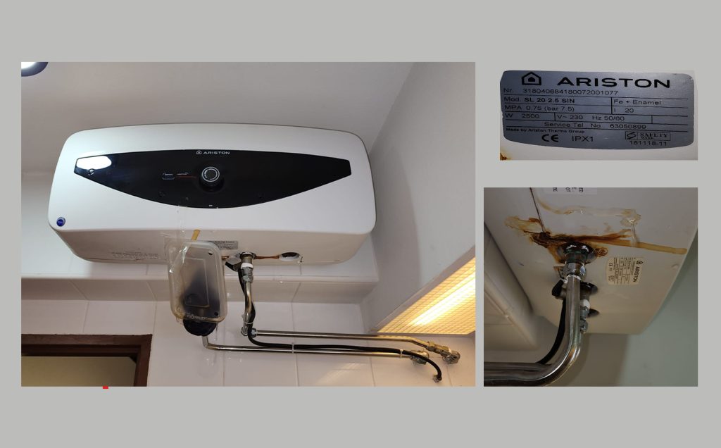 Ariston Water Heater Corrosion (HDB)0.1