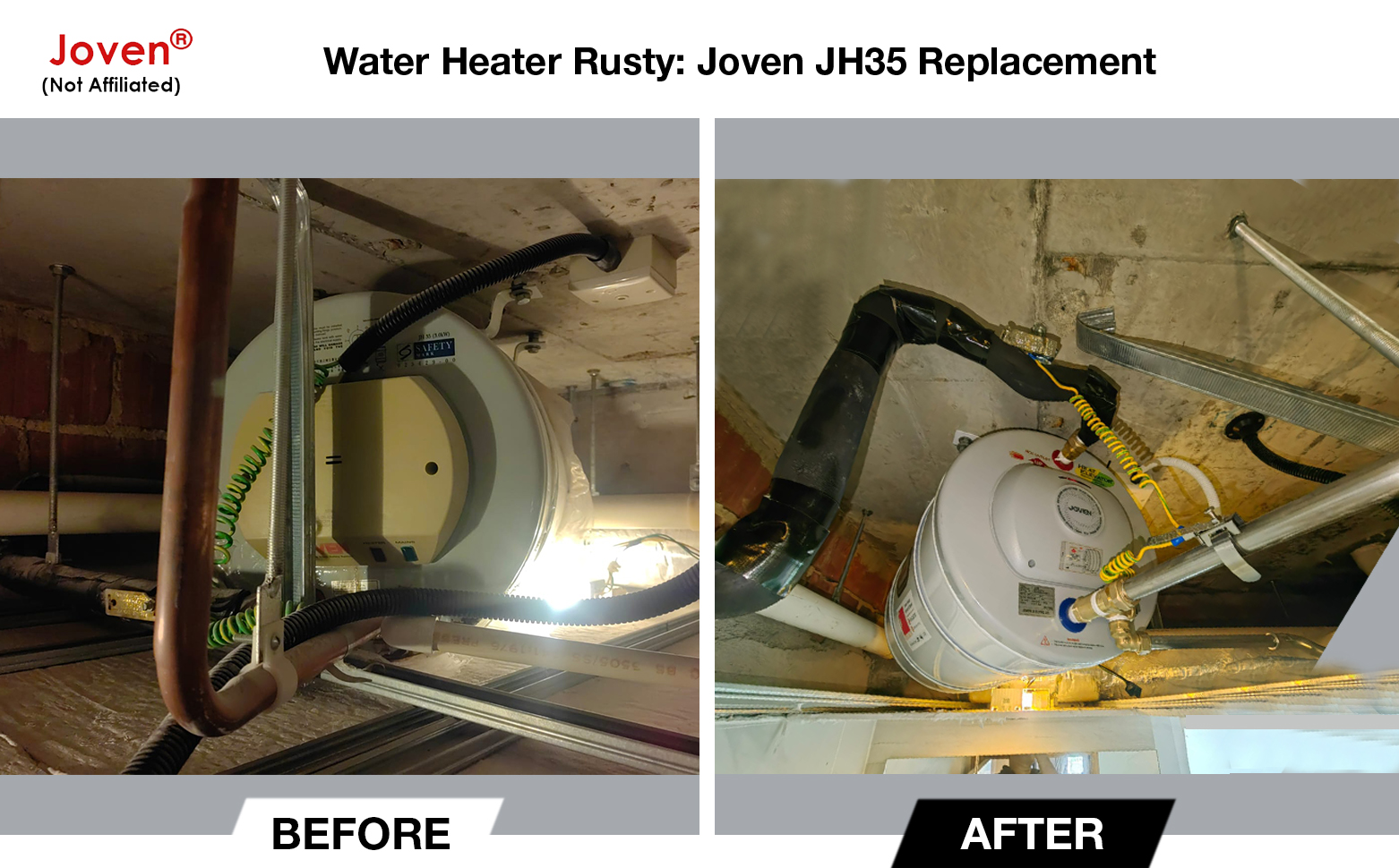 Water Heater Rusty, joven replacement .00