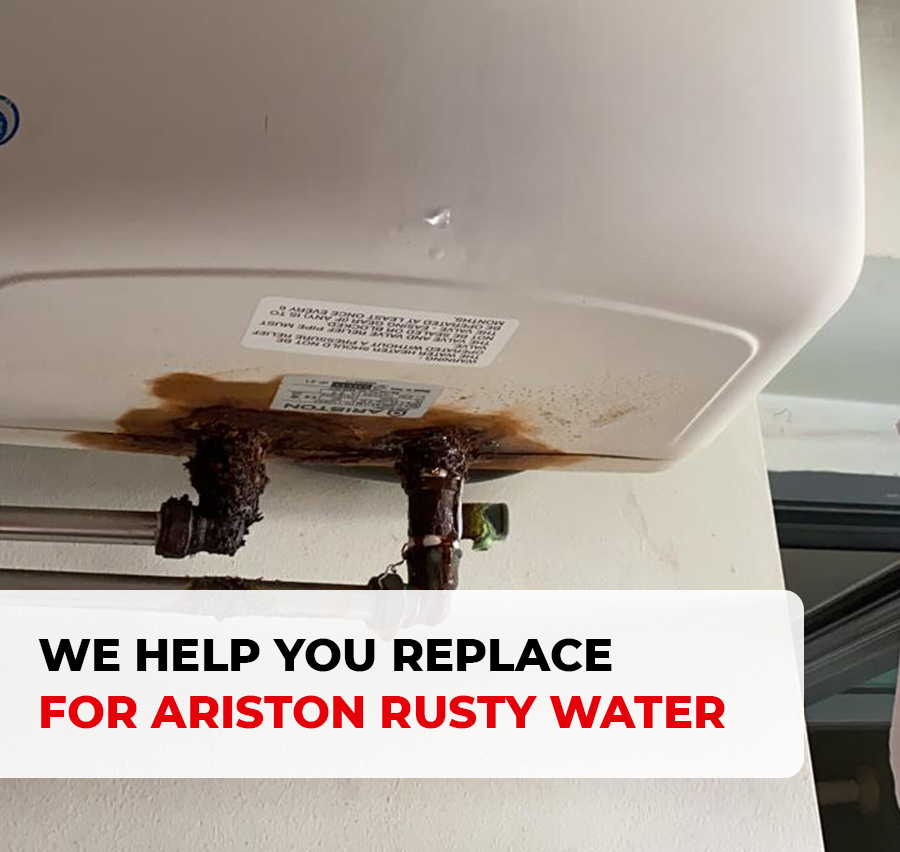 Ariston Water Heater Rusty Water Hotline Singapore