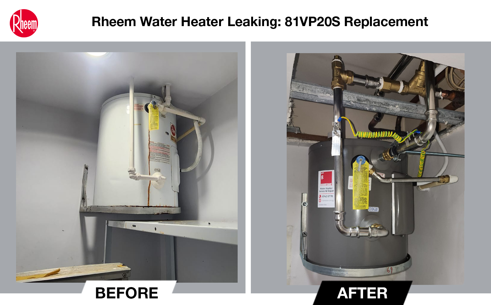 Rheem replacement with PUB Submission- Condo .00