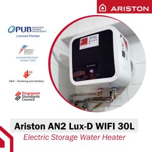Ariston Andris2 Lux D WIFI 30L Storage Water Heater