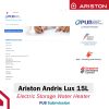 Ariston Andris Lux 15L PUB Submission