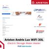Ariston Andris Lux WIFI 30L Storage Water Heater - Image 2