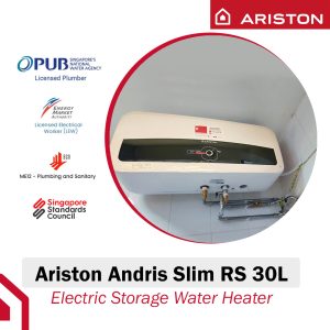 Ariston Andris Slim RS 30L Storage Water Heater