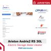 Ariston Andris2 RS 30L Storage Water Heater - Image 2