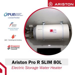 Ariston Pro R Slim 80L Storage Water Heater