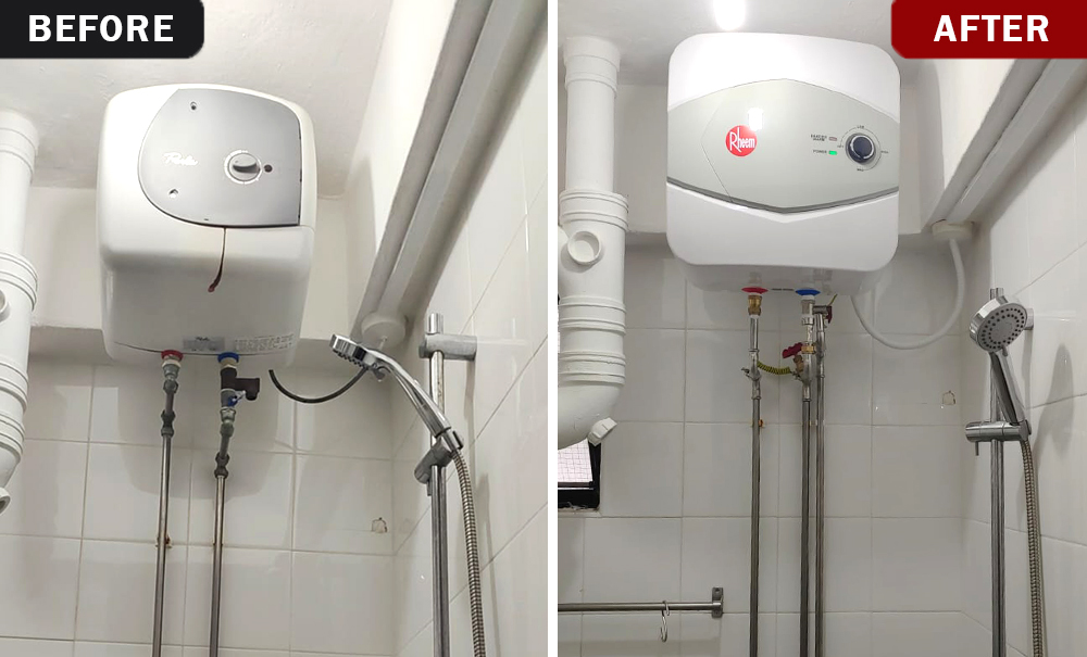 Water Heater Installation Outram HDB - Everton Park
